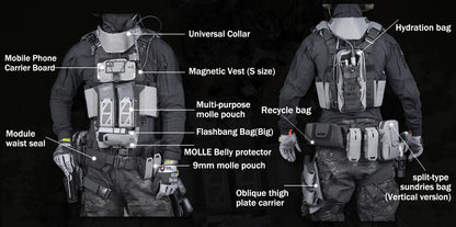 Tactical Low-Profile Chest Rig Harness