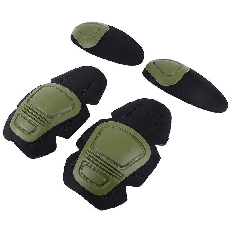 Tactical Knee&Elbow Protector Pad for Paintball Airsoft Combat Uniform Military Suit 2 Knee Pads&2 Elbow Pads Just for Frog Suit