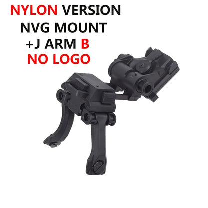 Tactical Wilcox L4 G24 L4G24 NVG Mount Helmet Bracket Holder With J Arm For PVS15 PVS18 GPNVG18 Goggle Night Vision Helmet Parts