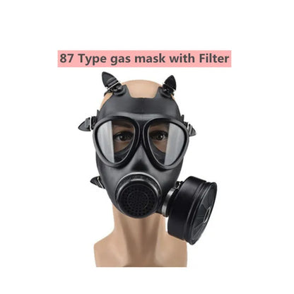 Chemical respirator filter self-priming mask Nuclear pollution protection Full face gas mask, MF14/87 Gas Mask