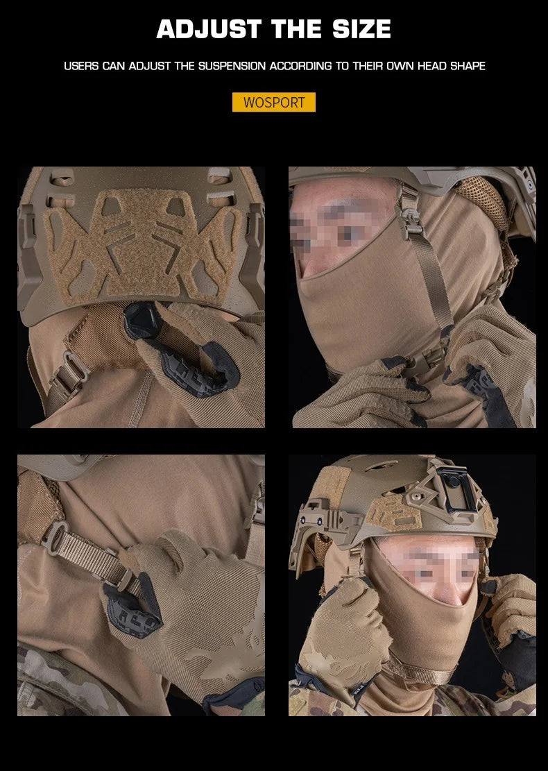 Team Wendy 3.0 Helmet Liner Pads Chin Strap Helmet Suspension Pads with Chin Strap Tactical Airsoft Helmet Accessory