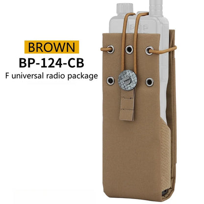Multi functional Molle Radio Walkie Talkie Pouch Waist Bag For MPU5 PRC163 152 148 Interphone Holster Outdoor Vest Accessories