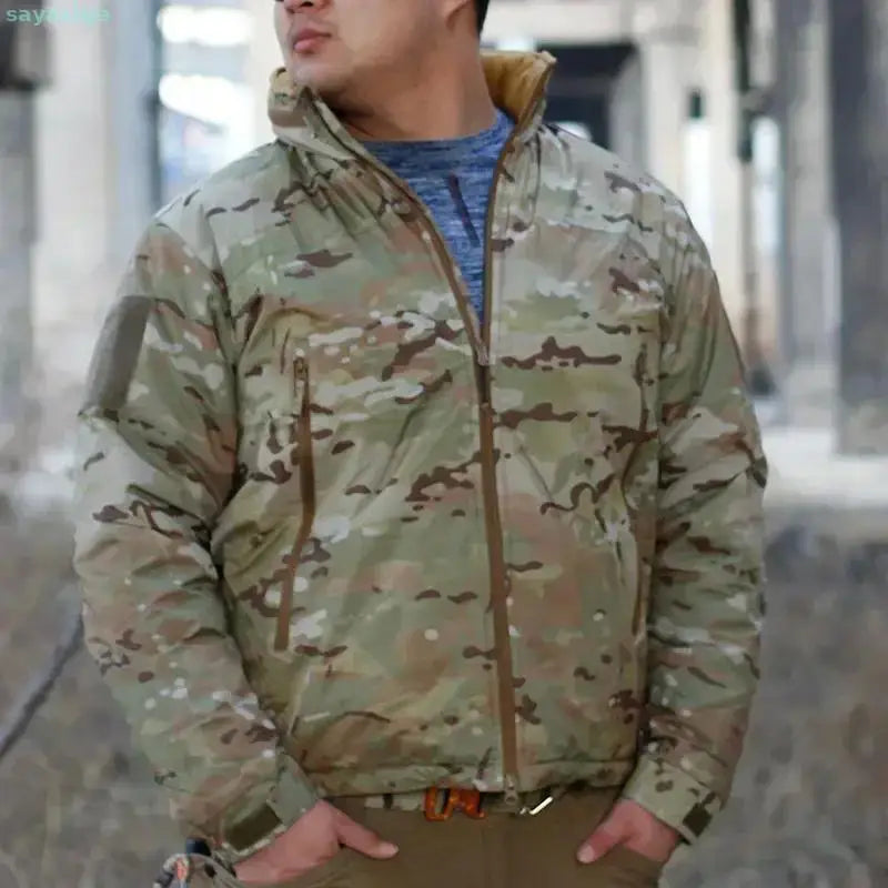 Level 7 Winter Jacket Military Tactical Down Jackets For Men Winter Warm Waterproof Windbreakers Hunting Hiking Parkas Coat Army