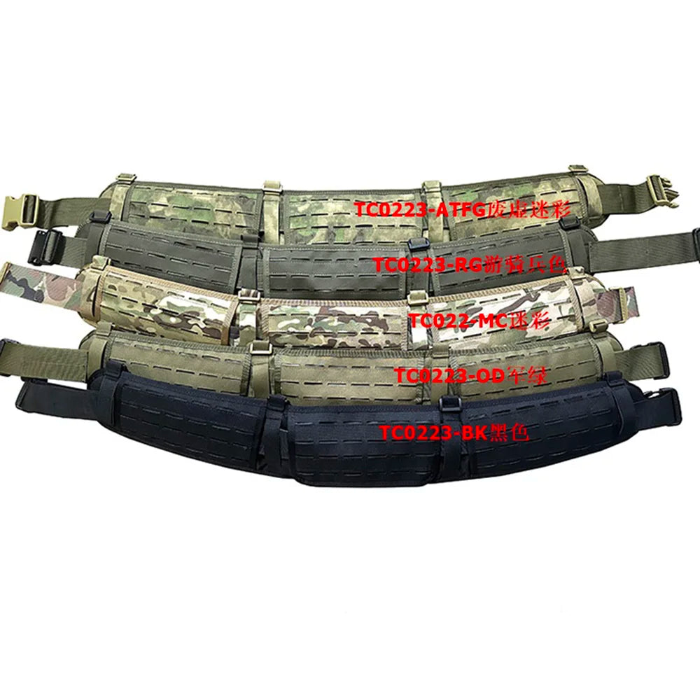 Lightweight Modular Waist Belt, Tactical Waistband, Laser Cutting, Molle System Accessories, TC0223, New