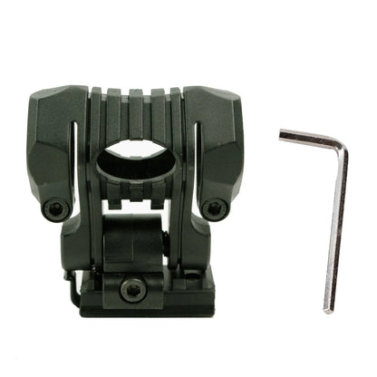 BOOIU Tactical Helmet Flashlight Bracket Mounting Base Fits Quick Helmet Rail Accessories