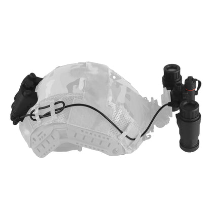 model Tactical Helmet AN/PVS 31 Binocular Night Vision Goggle NVG Dummy Model No Function With Green Light