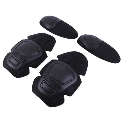 Tactical Knee&Elbow Protector Pad for Paintball Airsoft Combat Uniform Military Suit 2 Knee Pads&2 Elbow Pads Just for Frog Suit