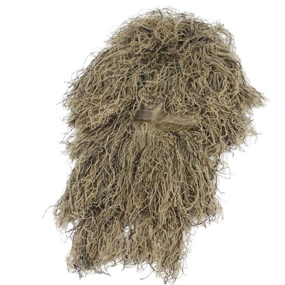 Woodland/ Desert Ghillie Suit Hood – Tactical Camouflage Concealment