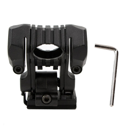 BOOIU Tactical Helmet Flashlight Bracket Mounting Base Fits Quick Helmet Rail Accessories