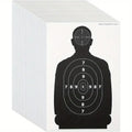 Archery Target Paper black Silhouette Human Body Shape Darts Catapult Outdoor Sport Practice Shooting Hunting Training parts
