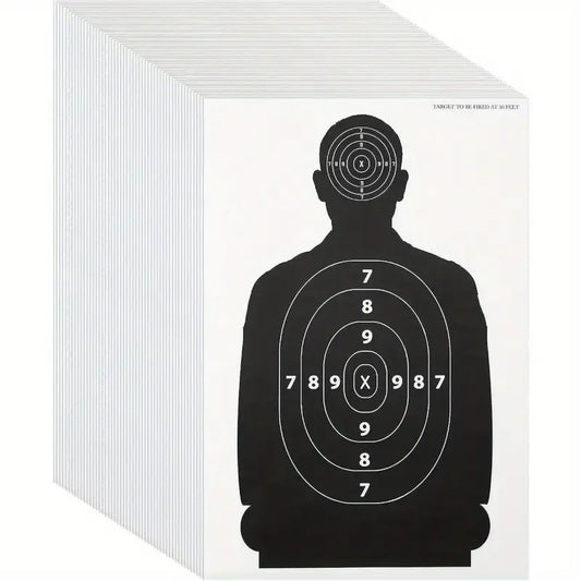 Archery Target Paper black Silhouette Human Body Shape Darts Catapult Outdoor Sport Practice Shooting Hunting Training parts