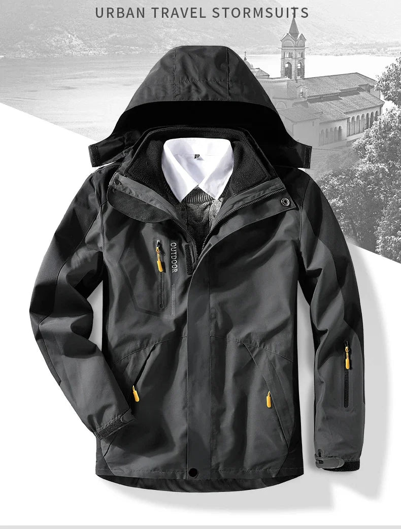 Winter Ski Jacket Men Warm Skiing Snowboard Trekking Jackets Windproof Waterproof Breathable Snow Coats Jacket For Men