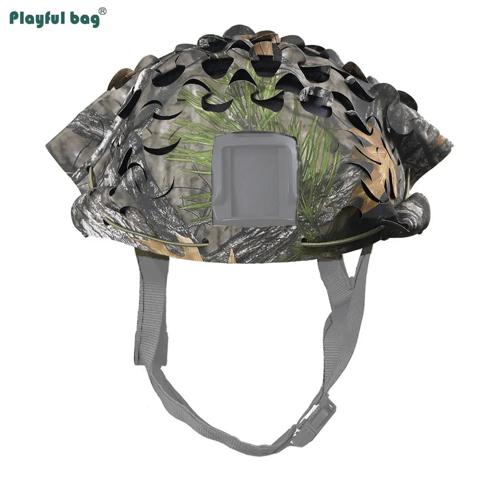 FAST Tactical Helmet Camouflage Cover Outdoor Cosplay CAMO Cloth Hunting Helmet Protective Shelter Laser Cutting NA57