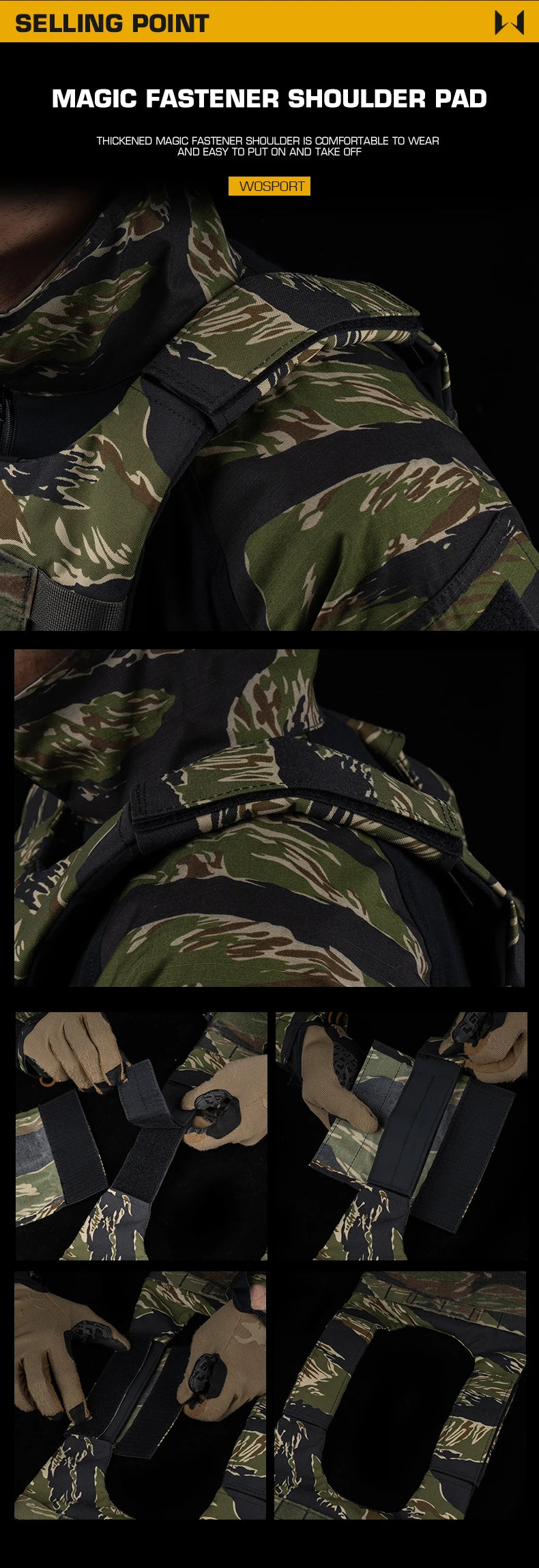 SS Style LV119 Plate Carrier Set 2in1 Fast Switchable Chest Rig for Airsoft Hunting Vest Lightweight Carry Tiger Stripe Camo Mag