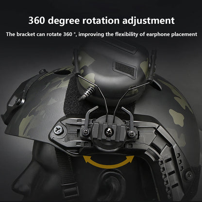 Tactical Headset Non-picking Noise-Cancelling Headset For Helmet Headset Baofeng Radio PTT Adapter Mobile Earphone