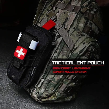 Tactical Thigh Moll Rig EDC Pouch Medical EMT Emergency First Aid Kit Pouch Survival IFAK Pouch Drop Leg Pannel Platform