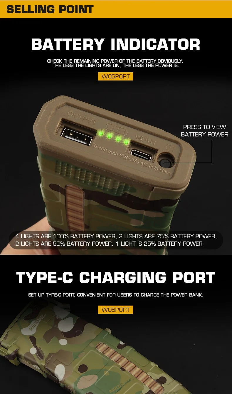 Tactical Power Bank Case