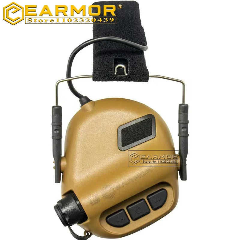 earmor M31 tactical earphones anti-noise headphones active shooting earmuffs shooting hearing protection soundproof earmuffs