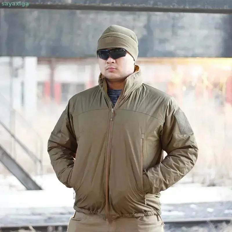 Level 7 Winter Jacket Military Tactical Down Jackets For Men Winter Warm Waterproof Windbreakers Hunting Hiking Parkas Coat Army