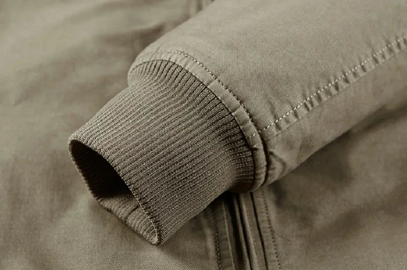 Men High Quality Jacket Winter New Fleece Warm Windproof Tactical Coat Autumn Men Fashion Fur Collar Thick Military Overcoat Man