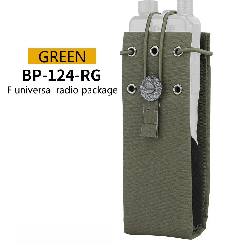 Multi functional Molle Radio Walkie Talkie Pouch Waist Bag For MPU5 PRC163 152 148 Interphone Holster Outdoor Vest Accessories