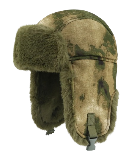 Camouflage Fur Hat