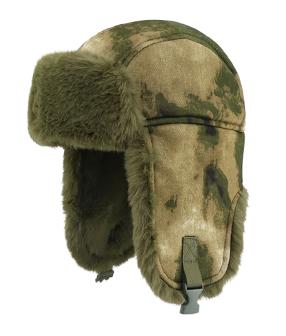Camouflage Fur Hat