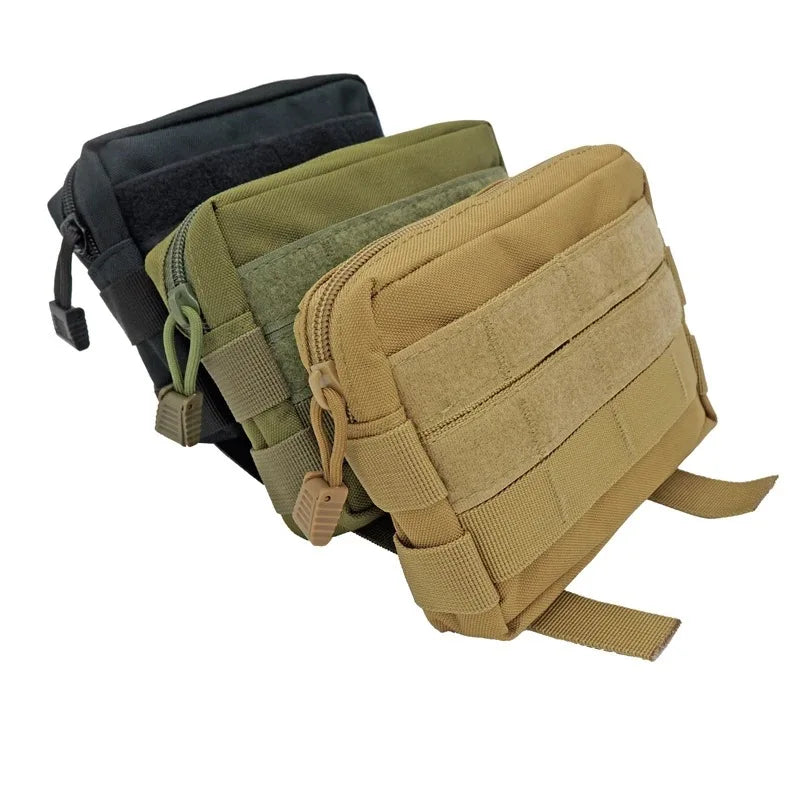 Molle Utility EDC Waist Bag Military Tactical Pouch Medical First Aid Bag Belt Pouch Outdoor Sports Hunting Bag Molle Utility ED