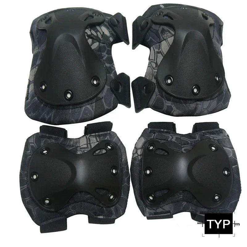 Unisex Camo Tactical KneePad Elbow Pads Knee Protector for Men Women Outdoor Sport Working Hunting Skating Safety Gear Kneecap