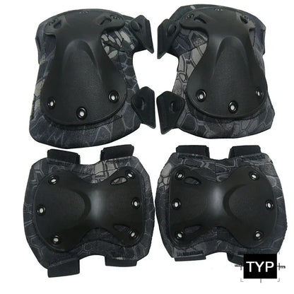 Unisex Camo Tactical KneePad Elbow Pads Knee Protector for Men Women Outdoor Sport Working Hunting Skating Safety Gear Kneecap