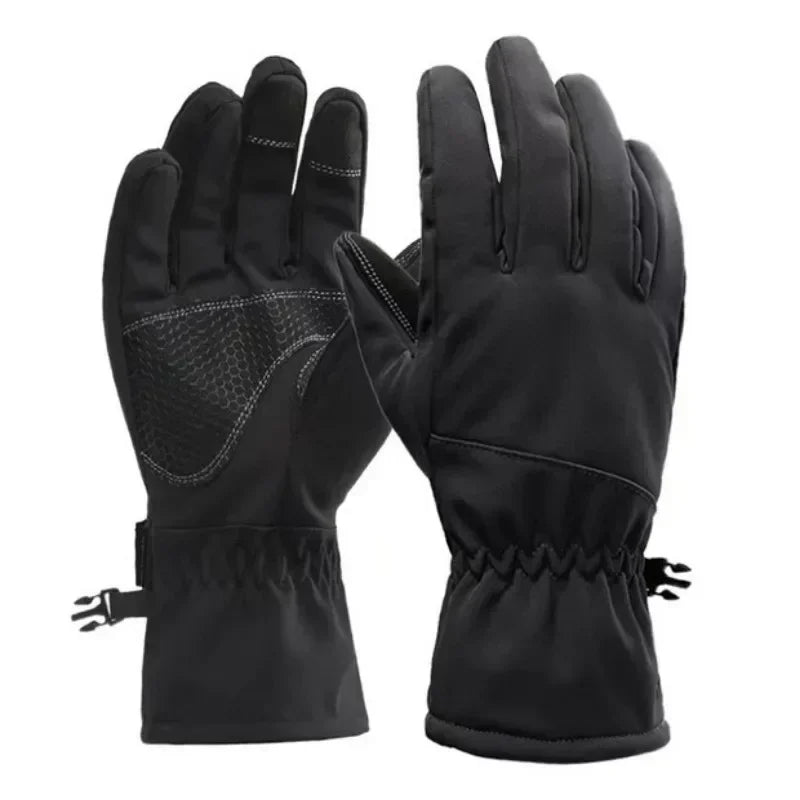 Winter Outdoor Skiing Training Non-slip Windproof Waterproof Cycling Men's and Women's Camouflage Plus Fleece Warm Thick Touch