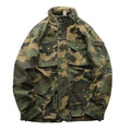 New autumn and winter American retro heavy padded jacket military style tough guy pocket tooling coat windbreaker