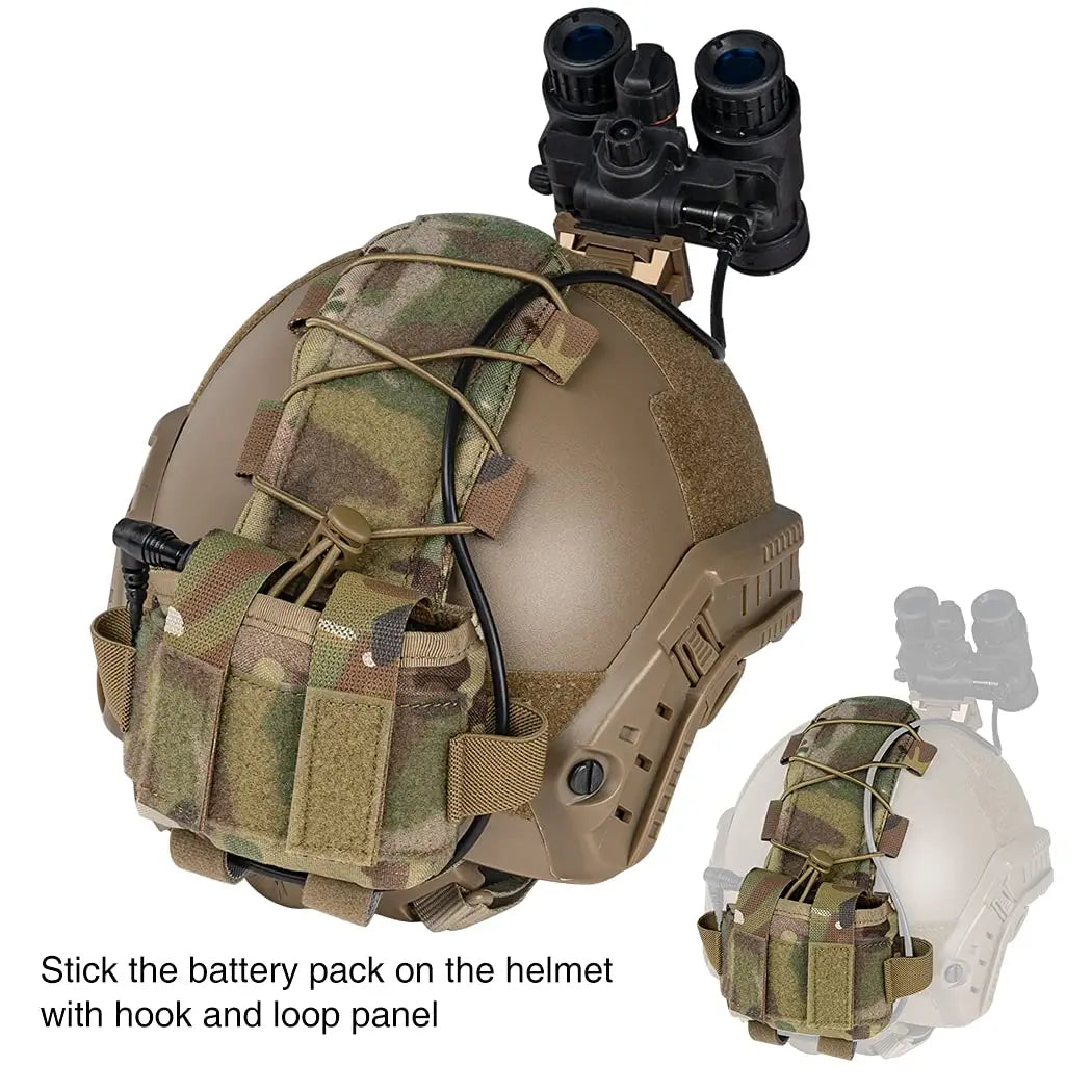 Battery Pouch Tactical Helmet MK1 Counterweight Pouch Helmet NVG Battery Pack Balance Weight Bag Helmets Accessories