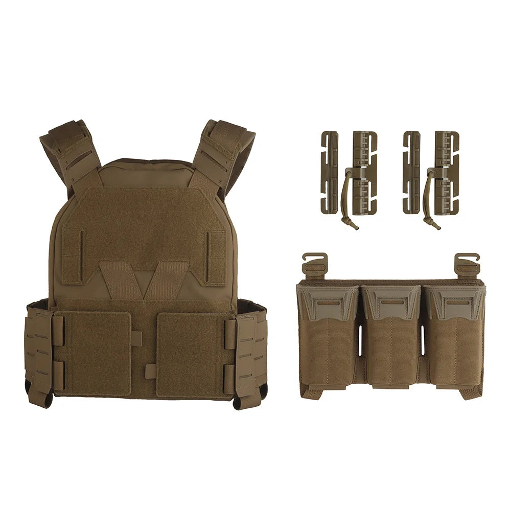 OPHIDIANTAC Multi-caliber three-MAg bag low-visibility vest, 9mm /5.56/7.62 air flexible board carrier Agilit hunting vest