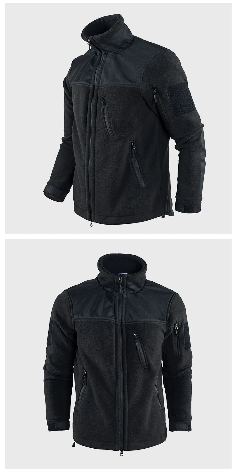 Tactical Winter Jacket Military Fleece Jacket Thermal Warm Camouflage Work Coats Mens Warm Clothes Safari Jacket Outwear