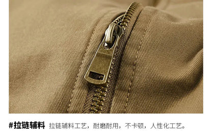 Autumn and Winter Moto Riding Jacket  Velvet Cotton Coat Thickened and Warm Loose Lapel Pure Cotton Work Jacket Casual Sherpa