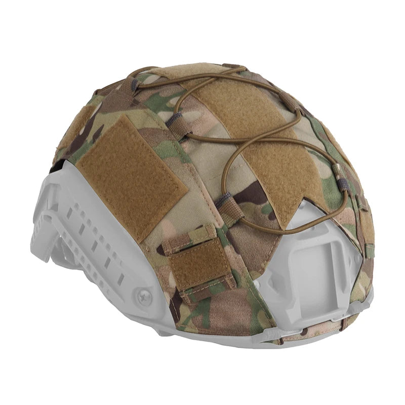 Tactical Helmet Cover for MH PJ BJ OPS-Core Fast Helmet Paintball Airsoft Helmet Cover MC With Elastic Cord