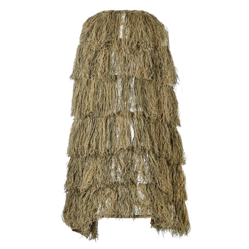 Tactical Ghillie Cape – Woodland / Desert Camo Concealment Cloak