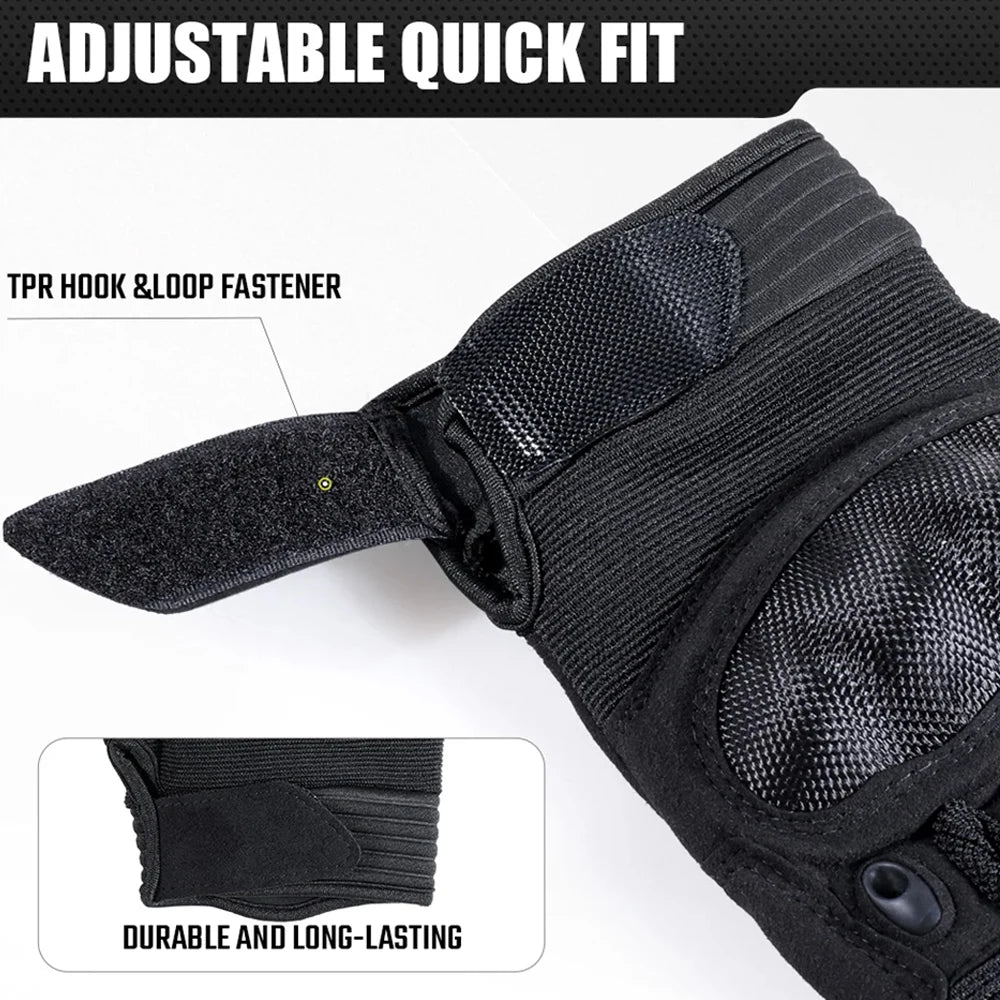 Touch Screen Tactical Gloves Outdoor Cycling Sports Hiking Camping Hunting Airsoft Combat Bicycle Hard Shell Anti-skid Gear Men