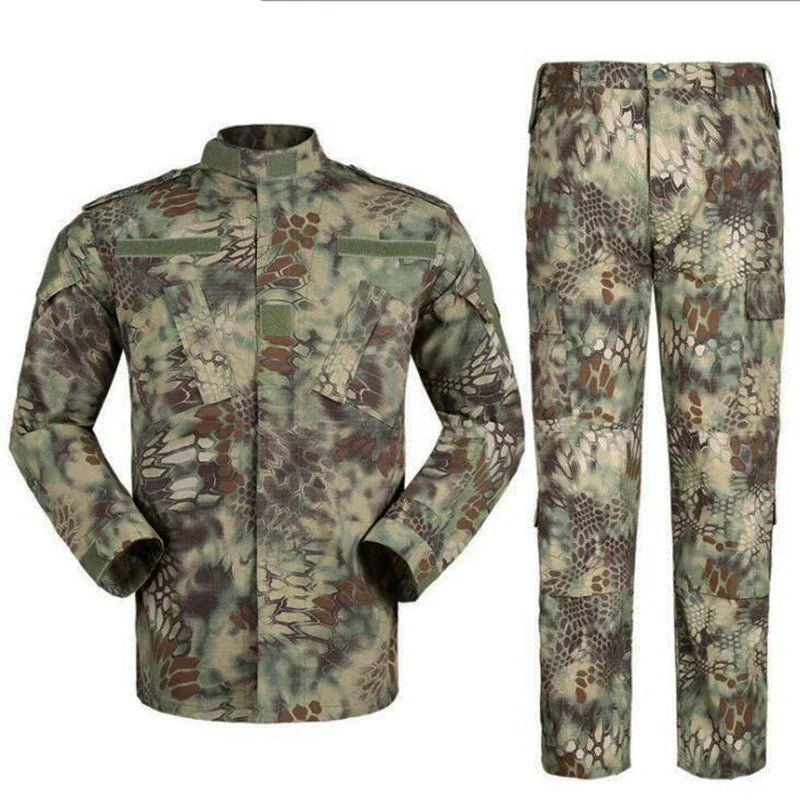 Multicam FG atacs Tactical Uniform Shirt Pants Combat Camouflage Uniform Men's Clothing Suit Airsoft CS Training Hunting Gear