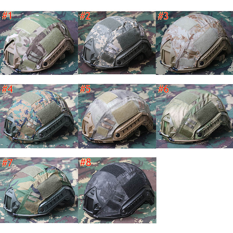 Tactical Airsoft Military Paintball Gear Fast Helmet Cover Accessories for CS