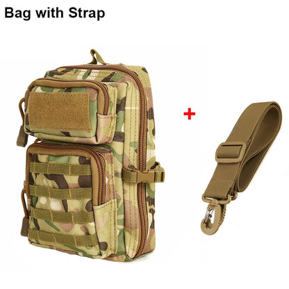 Outdoor Tactical Molle Pouch Holster Men Military Waist EDC Bag Wallet Phone Case Medical Bag Multifunction Camping Hunting Pack