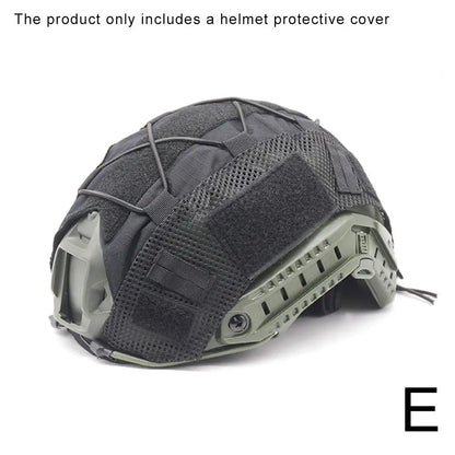 Outdoors Tactical Helmet Cloth Helmet Cover Elastic Helmet PJ Helmet Cover Cloth Cover MH Helmet BJ Helmet Camouflage Tacti R0G9