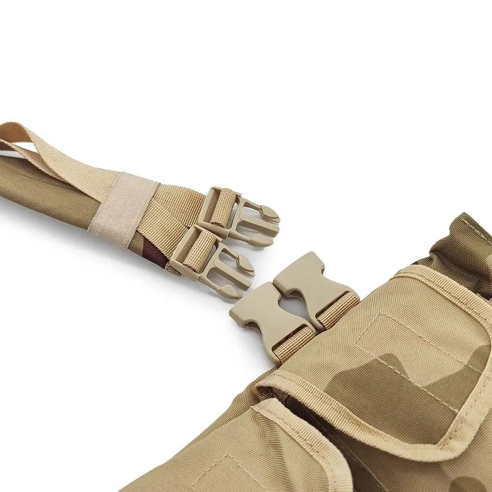 Tactical Chest Rig Multifunctional Chest Hanging Vest Airsoft Paintball Shooting CS Game Equipment for Outdoor Hunting Training