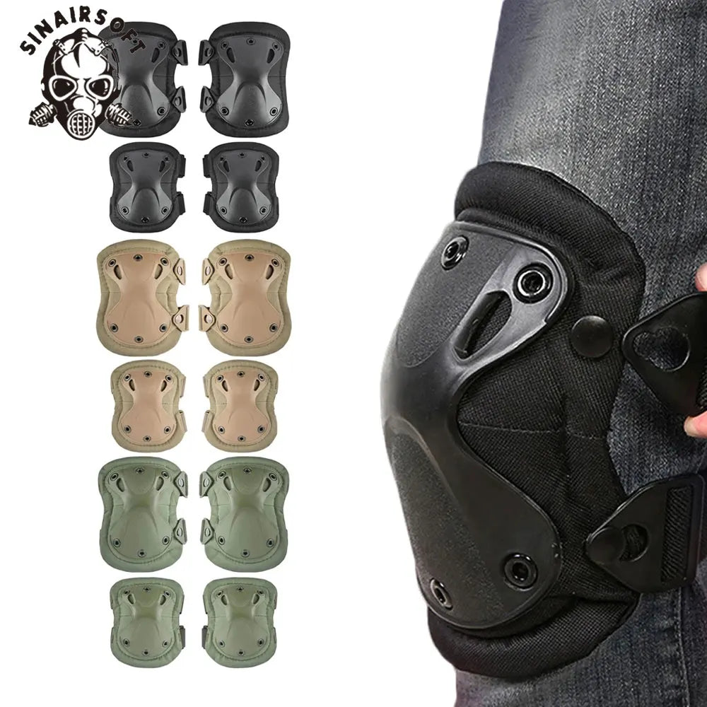 Unisex Camo Tactical KneePad Elbow Pads Knee Protector for Men Women Outdoor Sport Working Hunting Skating Safety Gear Kneecap