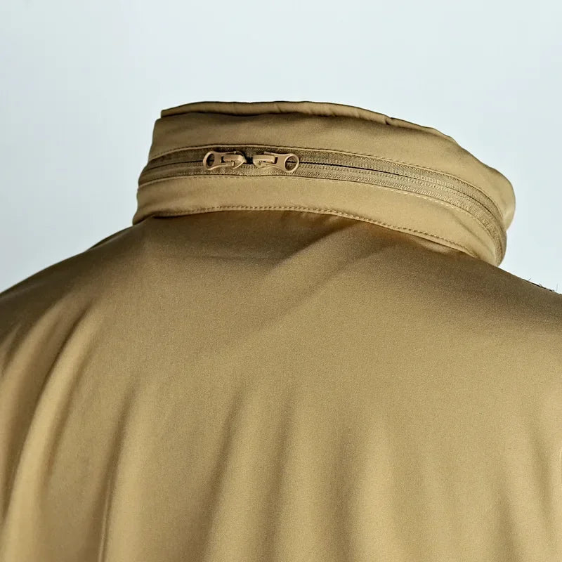 Outdoor Fleece Jacket Shell Tactical Jackets Camo Coats Airsoft Training Durable Hunting Clothes Windbreakers Men Clothing