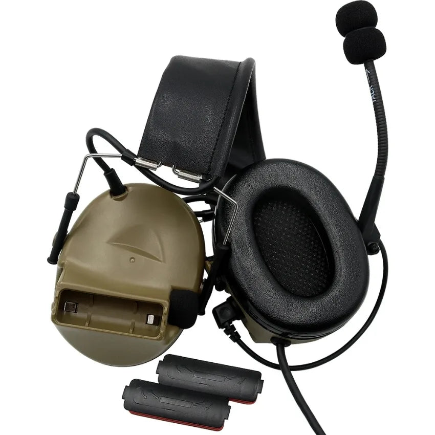 Tactical Headset Comta II Outdoor Sports Hunting Military COMTA 2 Headset Noise Cancelling Hearing Protection Earmuffs