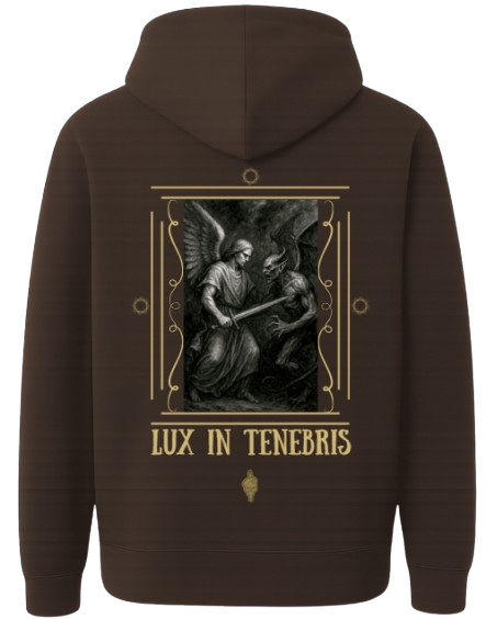 "Violence mastered." Dark Company Hoodie