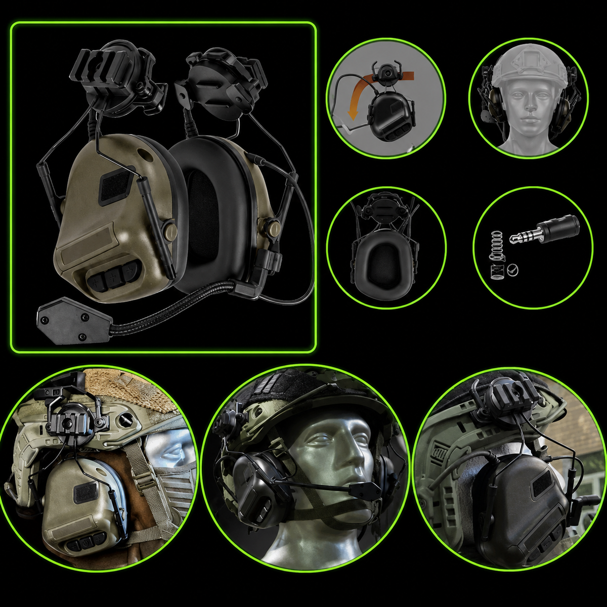 NIGHTRAID™ Operator Elite Tactical Helmet Set