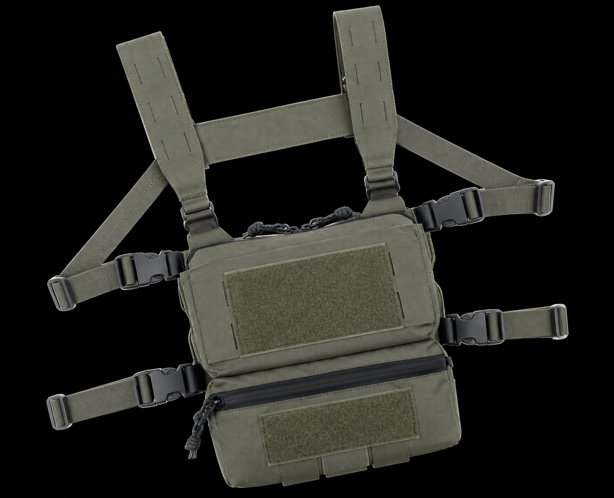 GHOSTFRAME™ Low-Profile Modular Chest Rig Harness